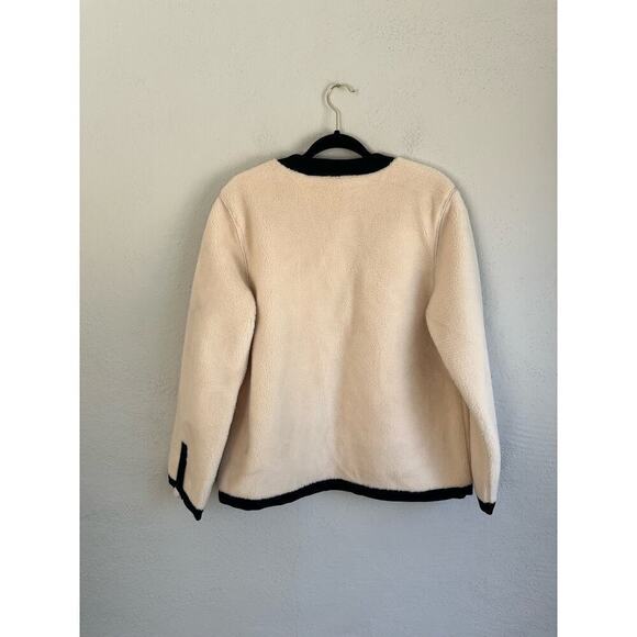 Anthropologie English Factory Woman Shearing Jacket with Buttons, Size M… - Picture 12 of 12